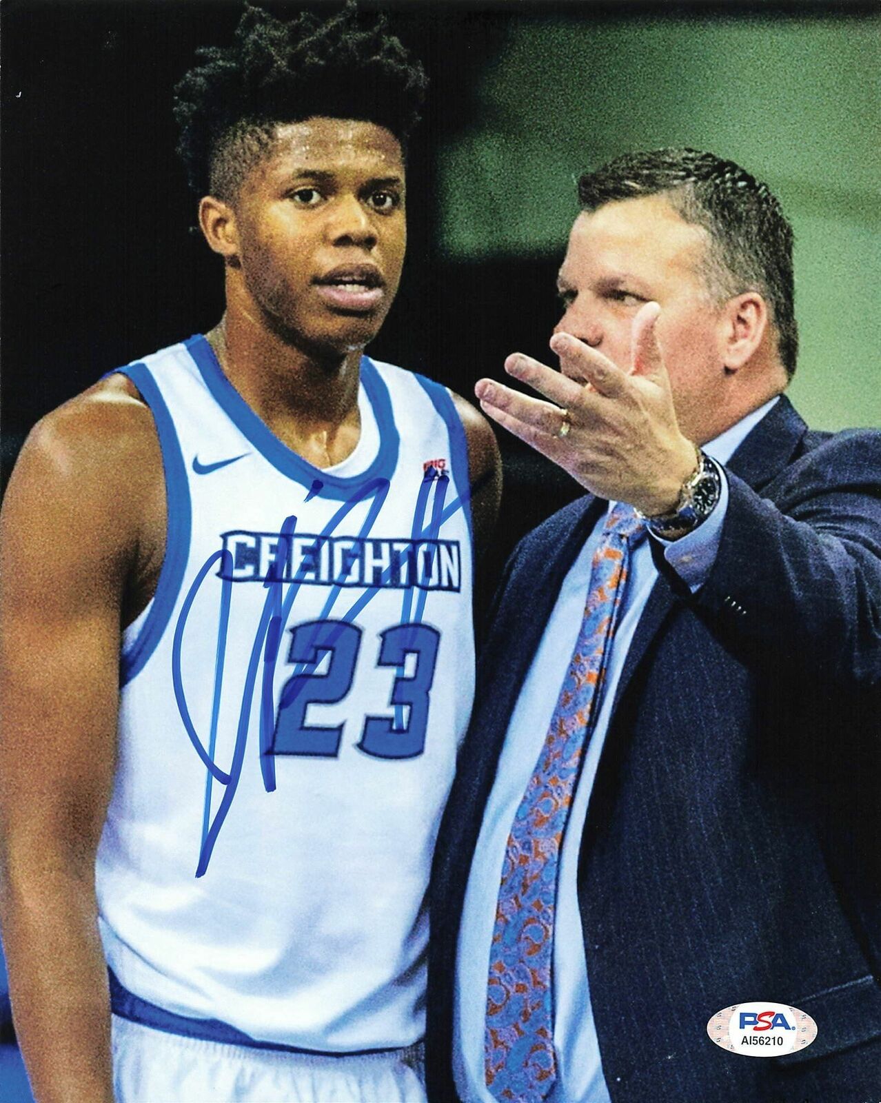 Justin Patton signed 8x10 Photo Poster painting PSA/DNA Creighton Autographed