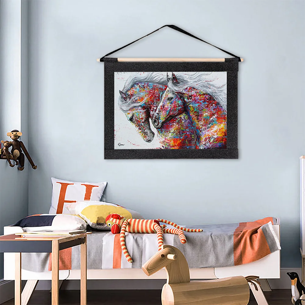 DIY Diamond Painting Wall Hanging Decor Poster Photo Frame Accessory (53cm)