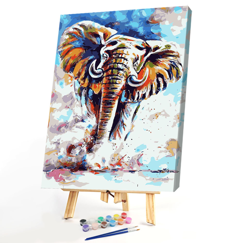 

40*50CM - Paint By Numbers - Elephant, 501 Original
