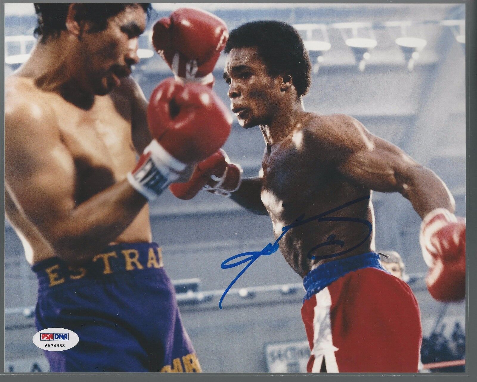 Sugar Ray Leonard Signed Autograph 8x10 Photo Poster painting PSA/DNA Certified Boxer