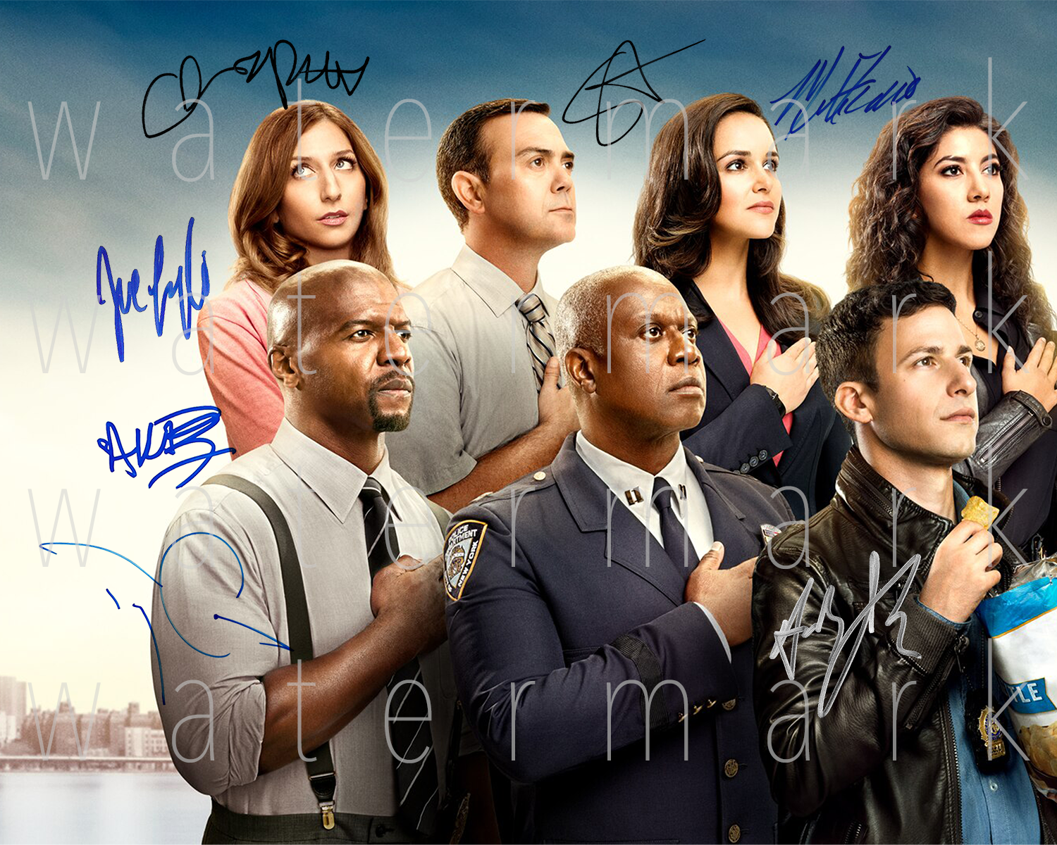 Brooklyn Nine-Nine Andy Samberg signed 8X10 print Photo Poster painting poster autograph RP