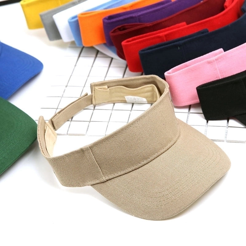 Unisex Minimalist Solid Color Curved Eaves Sun Hat