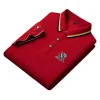 Men's 2024 New Ice Silk Casual Short-sleeved POLO Shirt
