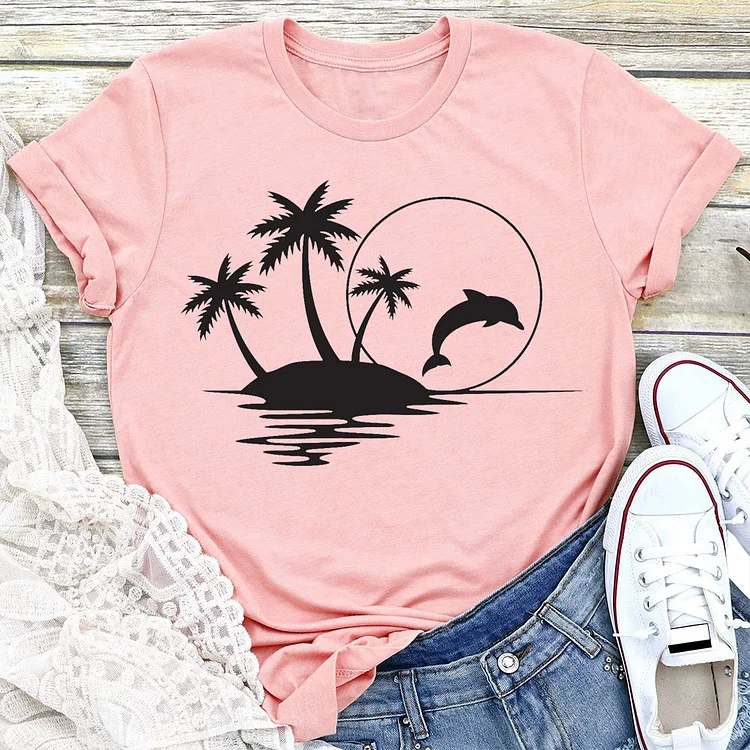 Women's travel shirt, Vacation Shirt Tee -02717