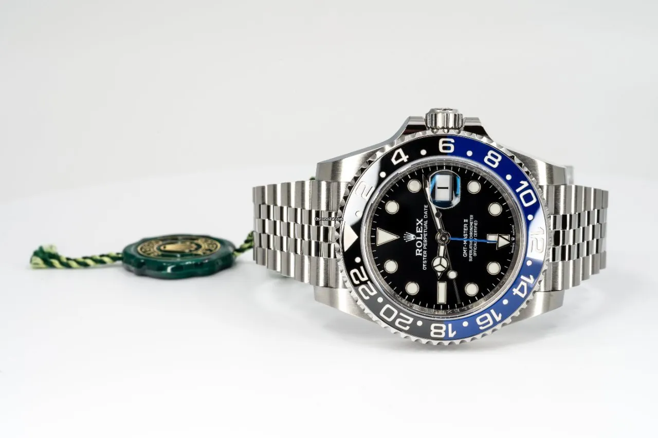 Rolex IN STOCK New 02/2023 BATMAN Ref. 126710blnr GMT-Master... for R368 465 for sale from a Trusted Seller on Chrono24