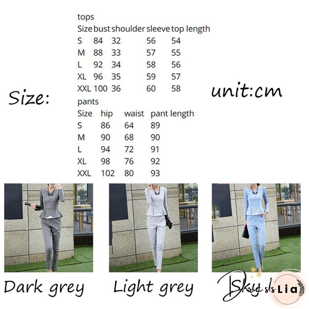 Women 2 Piece Set Matching Sets For Women Casual Outfits Womens Long Shirt Long Trousers Plaid 2 Sets Suits Office Lady Workwear