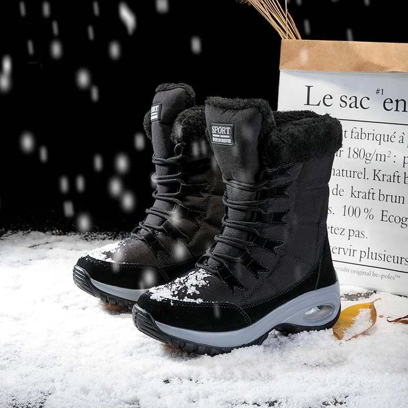 Letclo™ Winter Warm Fashion Plush Snow Boots letclo Letclo