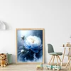 White Peony Flower - 11CT Stamped Cross Stitch 40*50cm/15.75*19.69in