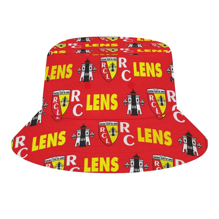 RC Lens Chapeau De Godet D' Impression De Vache Unisexe Pliables Bucket Hat
