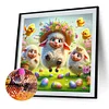 Diamond Painting -DIY Round Drill Easter Chicken(40x40cm)