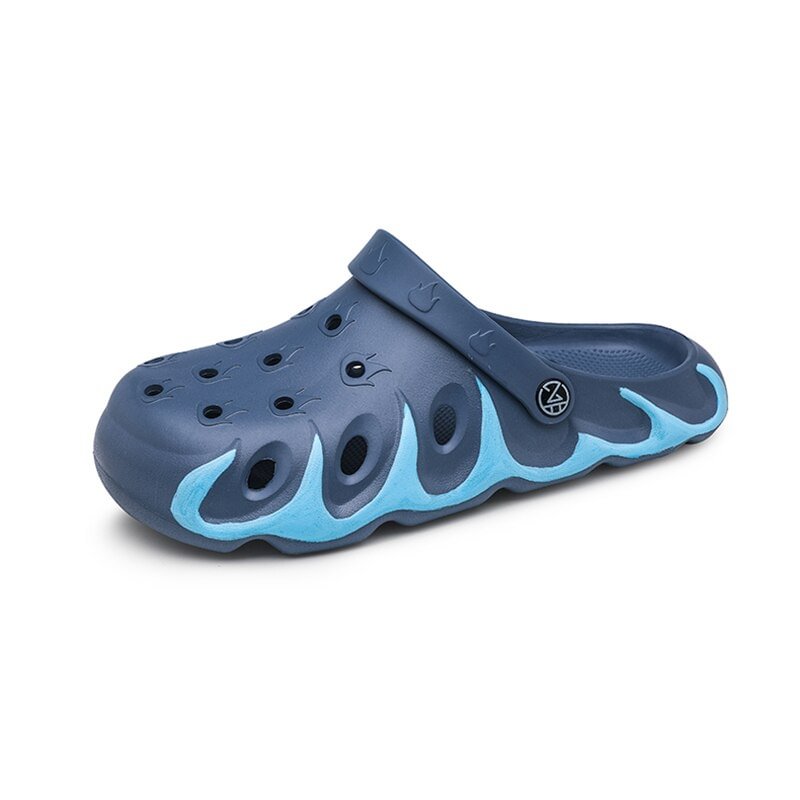 Mo Dou New Clogs Slippers Beach Shoes Men Couples Women Breathable Summer Wading EVA Soft Fires Sole Slippers Flat Boys Outdoor