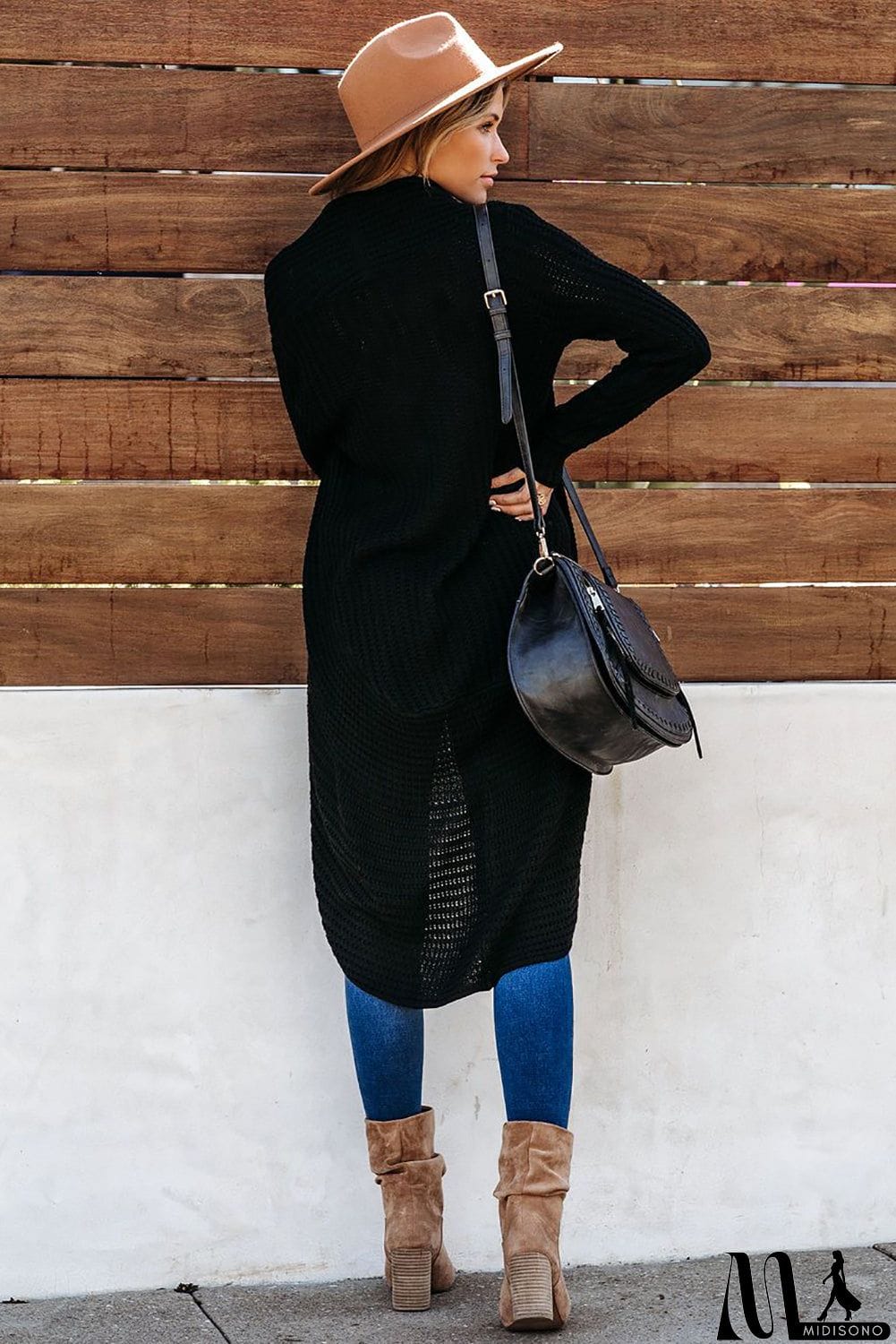 MidiSono - Cashmere Blend Convertible Cardigan