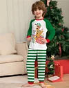 Family Puppy Letters Christmas Parent-child Printed Home Pajamas Set