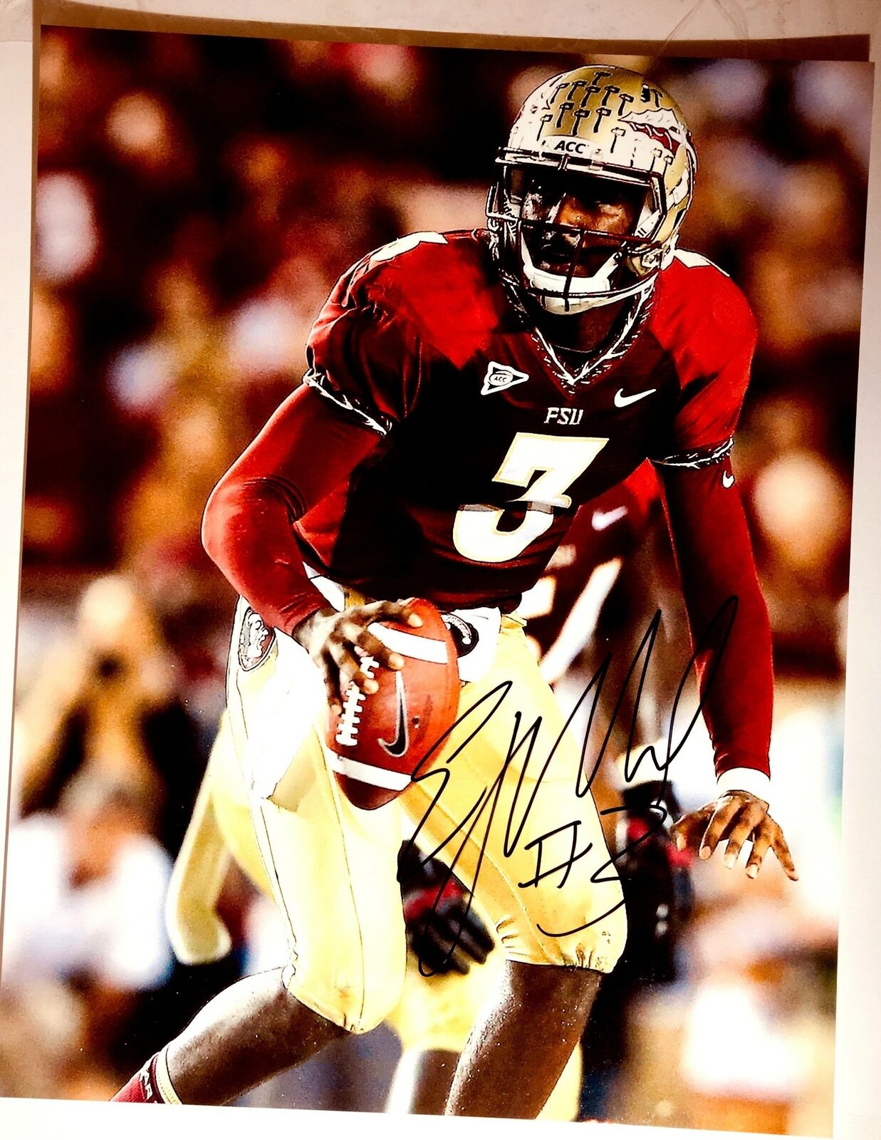 EJ Manuel Signed 8x10 Photo Poster painting Florida State Seminoles Autograph Auto