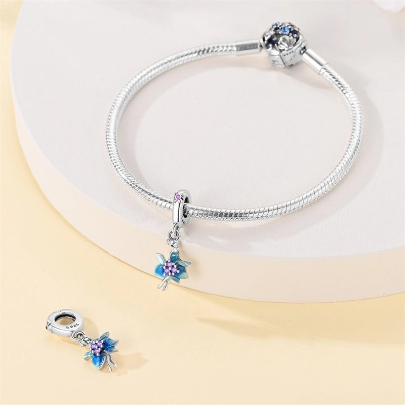 1 Piece 925 Sterling Silver Fairy Fairy Pendant Jewelry Accessories