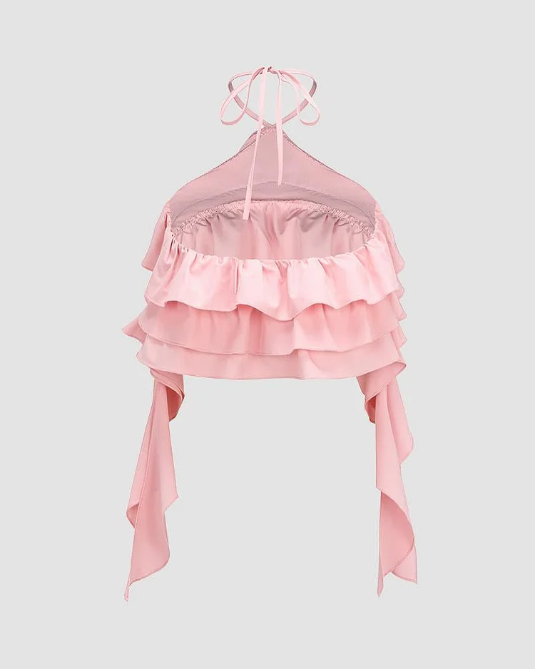 cascade frill top
