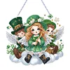 Diamond Painting Acrylic Clover Angel Hanging Pendant