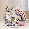 Cat DIY Acrylic Desktop Diamond Art Kit Single-Sided for Home Decor