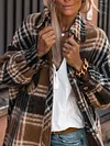 Checked Wool Coat
