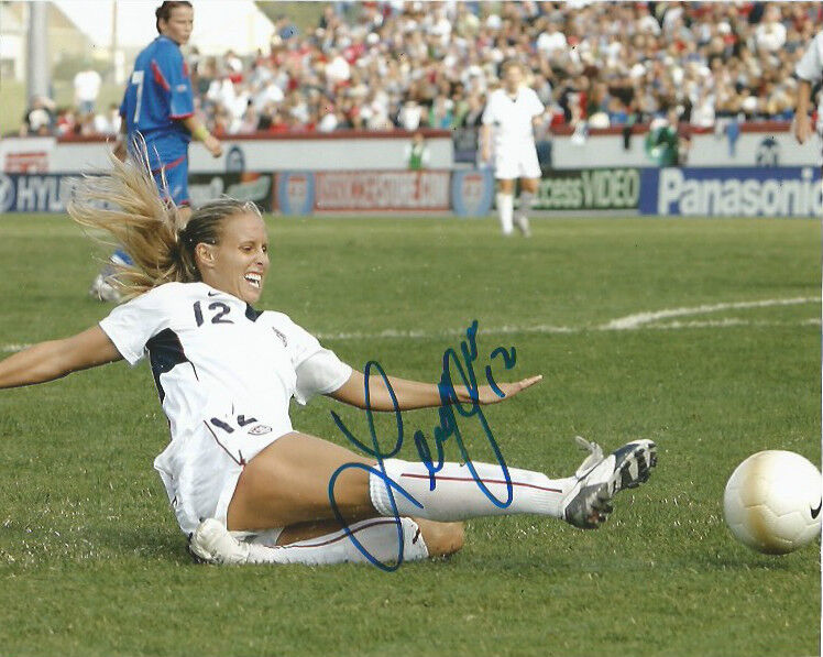 Team USA Leslie Osborne Autographed Signed 8x10 Photo Poster painting COA B