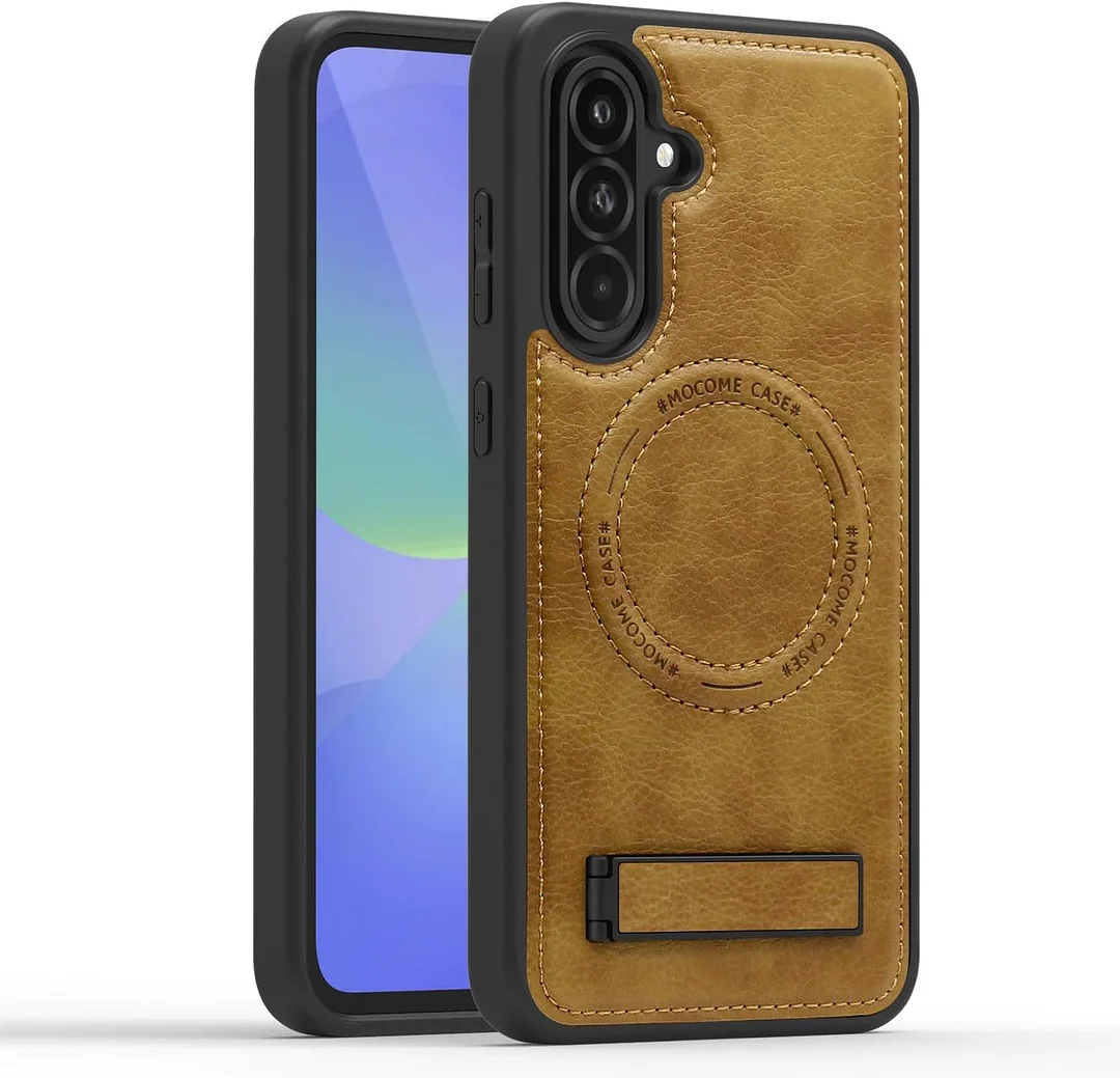 Samsung Galaxy Z Fold 6 Leather Case Magnetic Protective Case Holder Phone Case