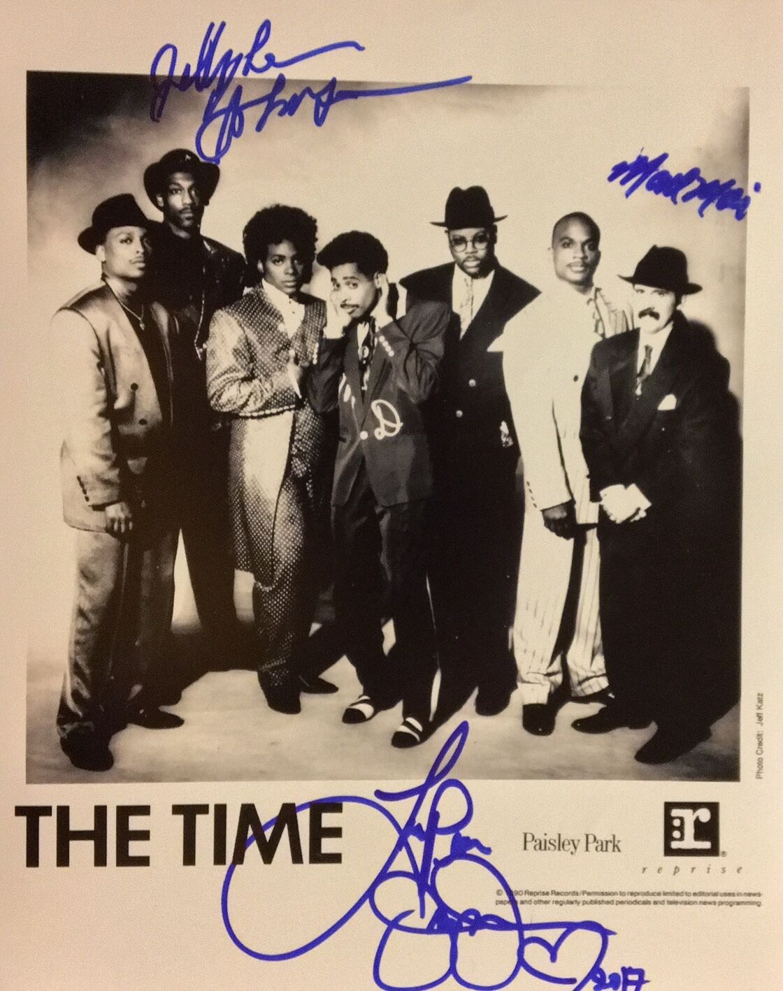 GFA Monte Jellybean & Jesse Johnson * THE TIME * Signed 11x14 Photo Poster painting PROOF AD COA