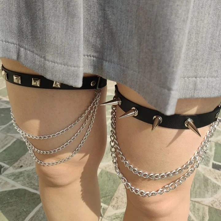 Punk Tassel Leg Chains