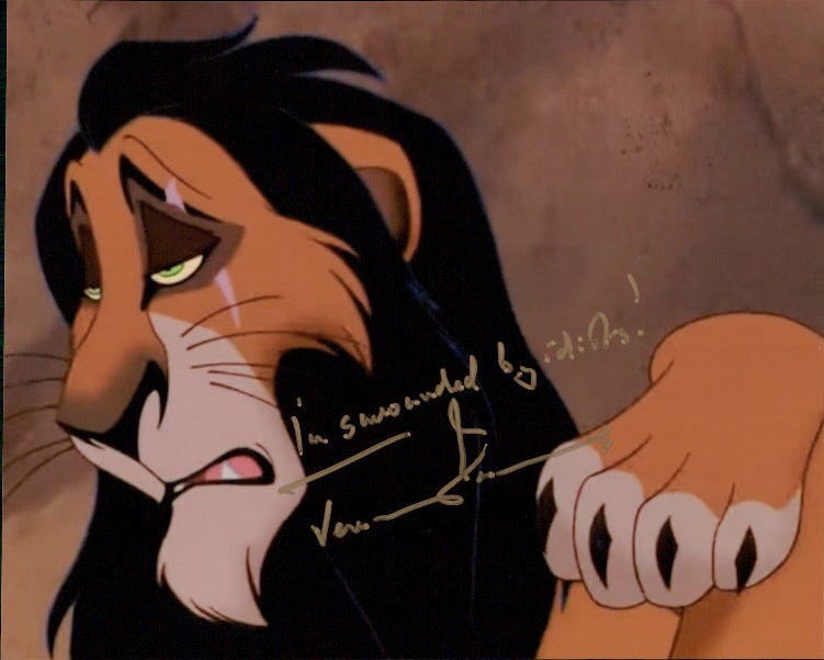 Jeremy Irons (The Lion King) signed 8x10 Photo Poster painting In-person