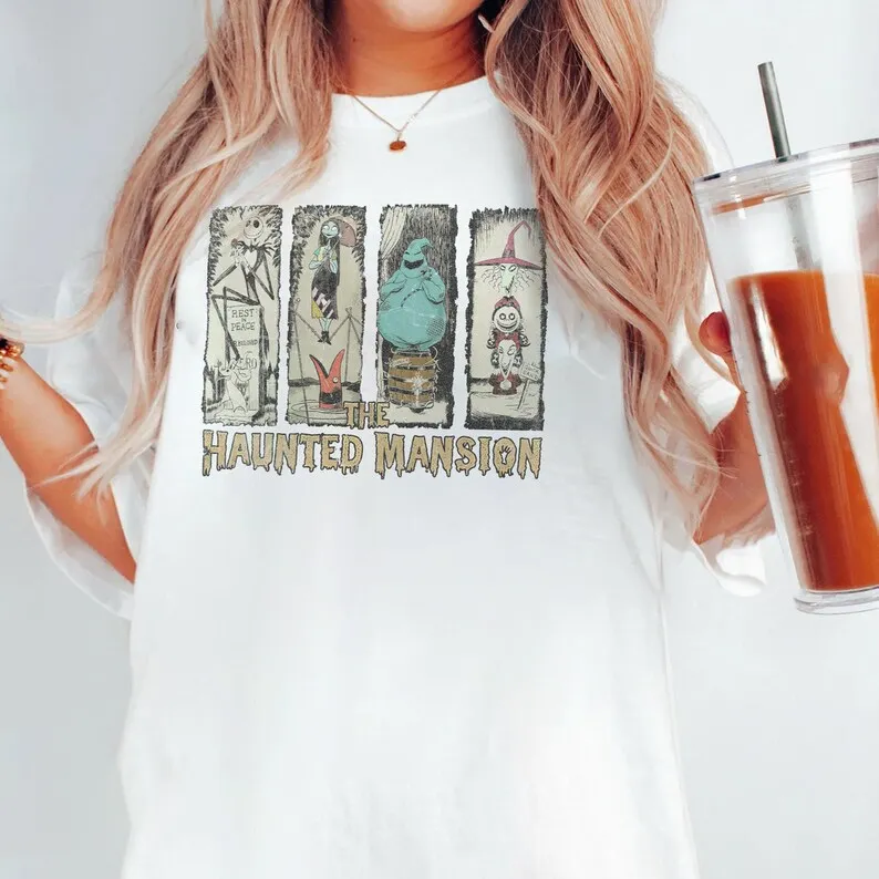 Vintage The Haunted Mansion Halloween Matching Shirt