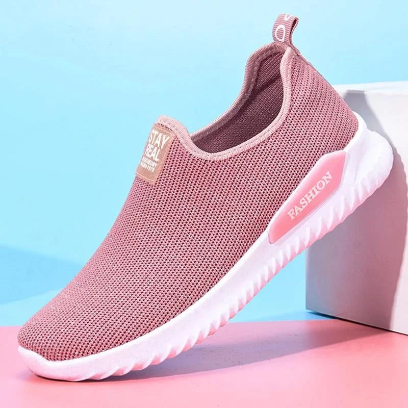 Women Sneakers Fashion Sock Shoes Female Vulcanized Shoes Casual Slip On Flats