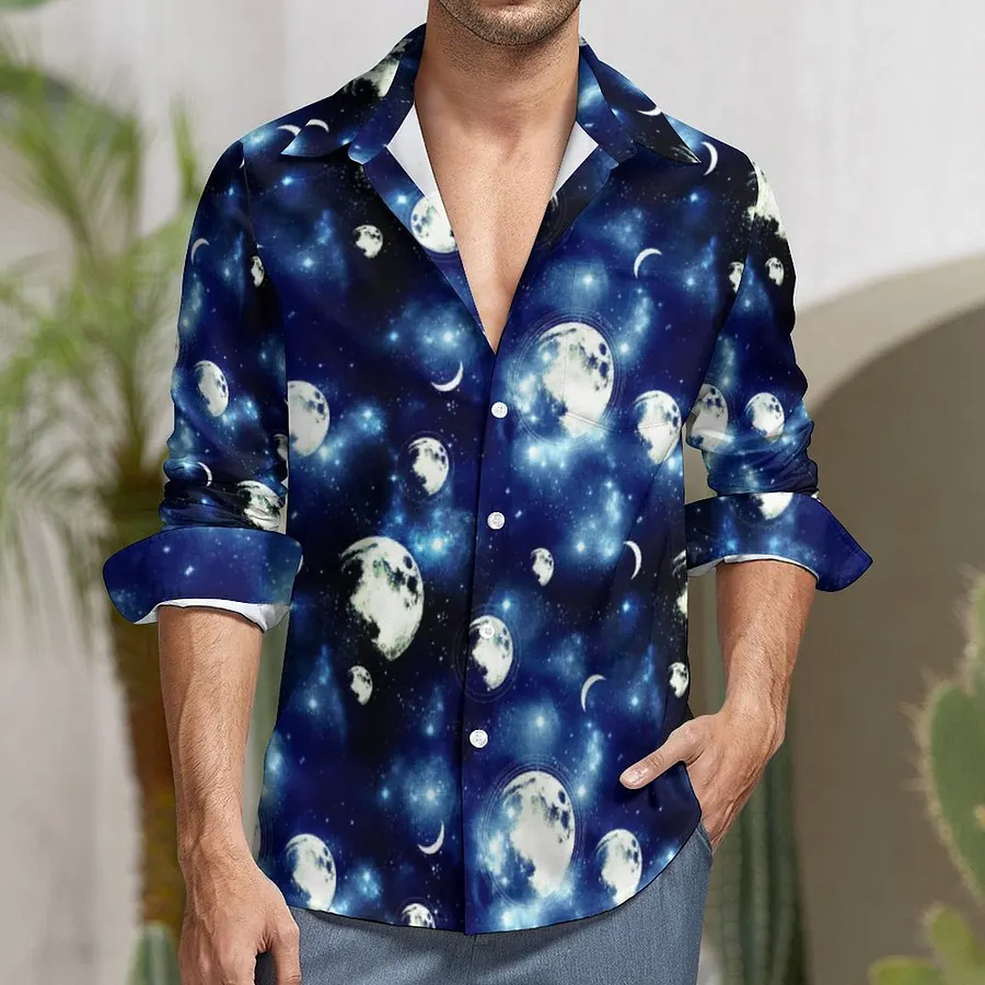 galaxy dress shirt Galaxy By Harvic Short Sleeve Button Down Shirt Light Blue / Large