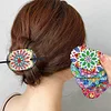5Pcs pu mandala motif cheveux bâtons-bricolage accessoires de mode