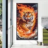 (40*70cm)Tiger - Full Round Drill Diamond Painting
