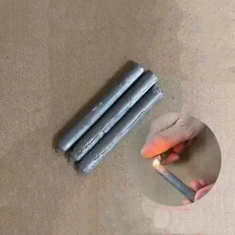 Simple solid repair power aluminum rod powder rod