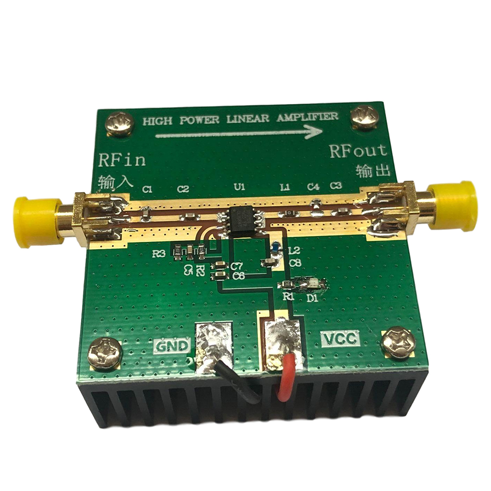 

RF2126 400MHz-2700MHz RF Amplifier 2.4GHz 1W for WiFi Bluetooth Ham Radio, 501 Original