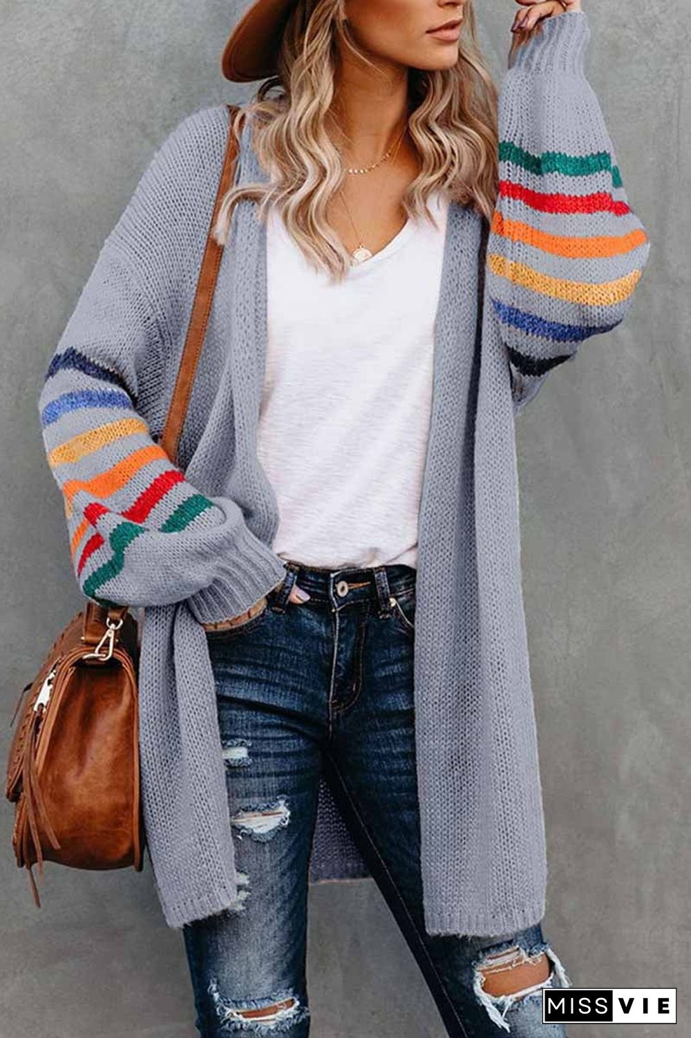 Loose Casual Knitted Coat（4 colors）