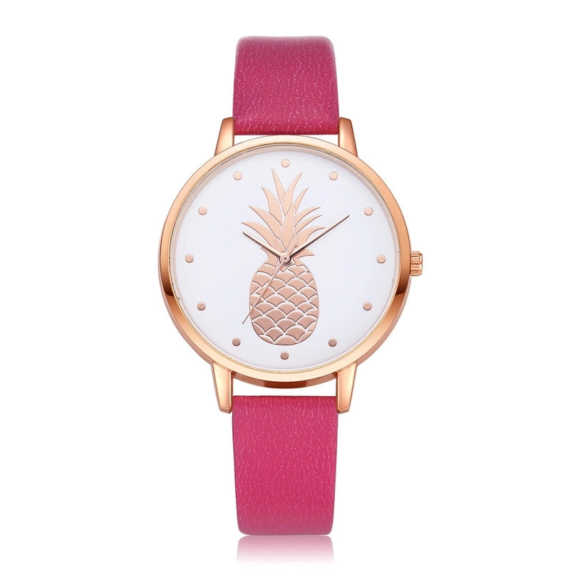 Minimalist Pineapple Buckle Quartz Women’s Watches