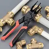 Push-Fit Disconnect Tong Tool for 1/2 3/4 1 Fittings Anti Deformation Pipe Removal Plier Easily Removing Rust-Resistant Effort-Saving Design