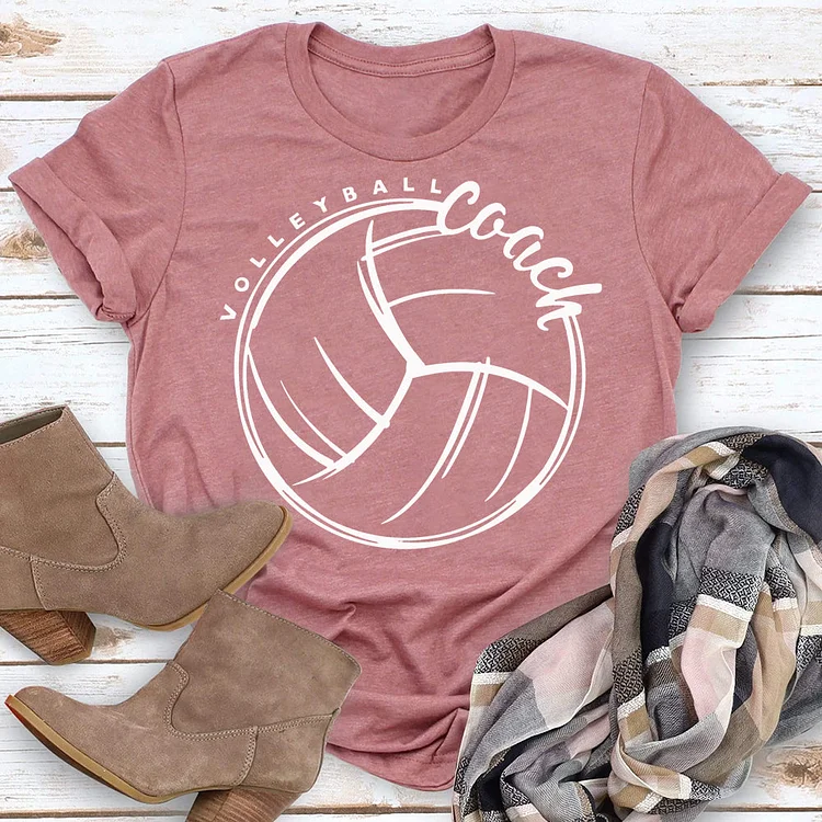 Volleyball coach T-Shirt Tee -07373-Annaletters
