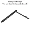 Collapasible Camping Folding Lamp Pole Aluminum Alloy Lantern Holder for Outdoor