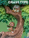 Nature Series Grass-type Family - Pokemon Resin Statue - Moon