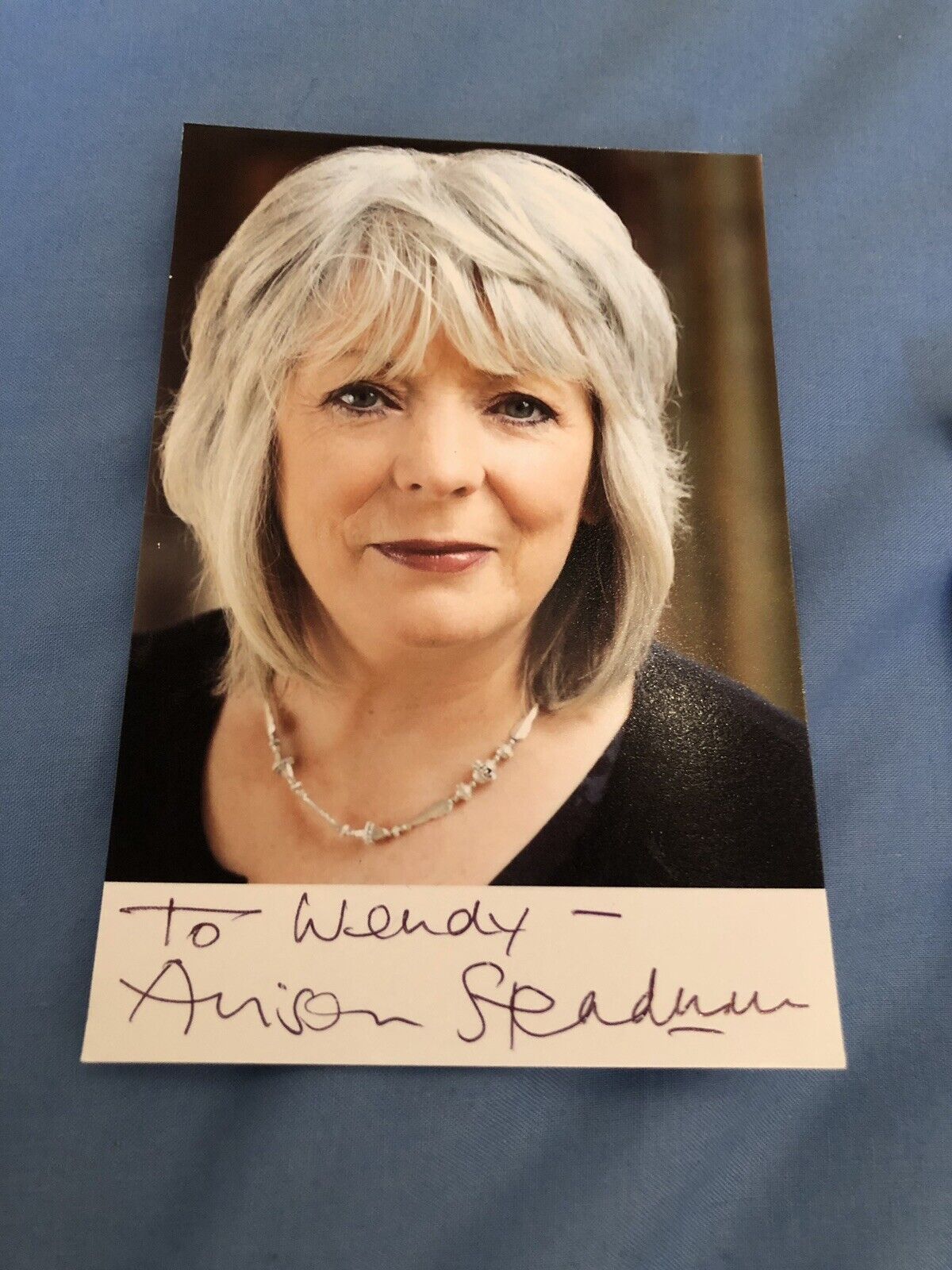 ALISON STEADMAN (GAVIN & STACEY) SIGNED Photo Poster painting