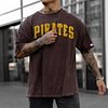 Oversized Pirates Print Cultural T-shirt by Inlyline