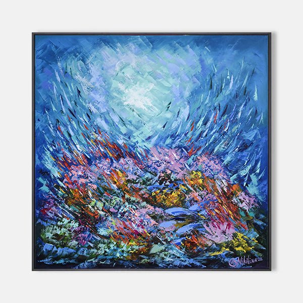 Arabelart AR185 Underwater World, Abstract Oil Painting