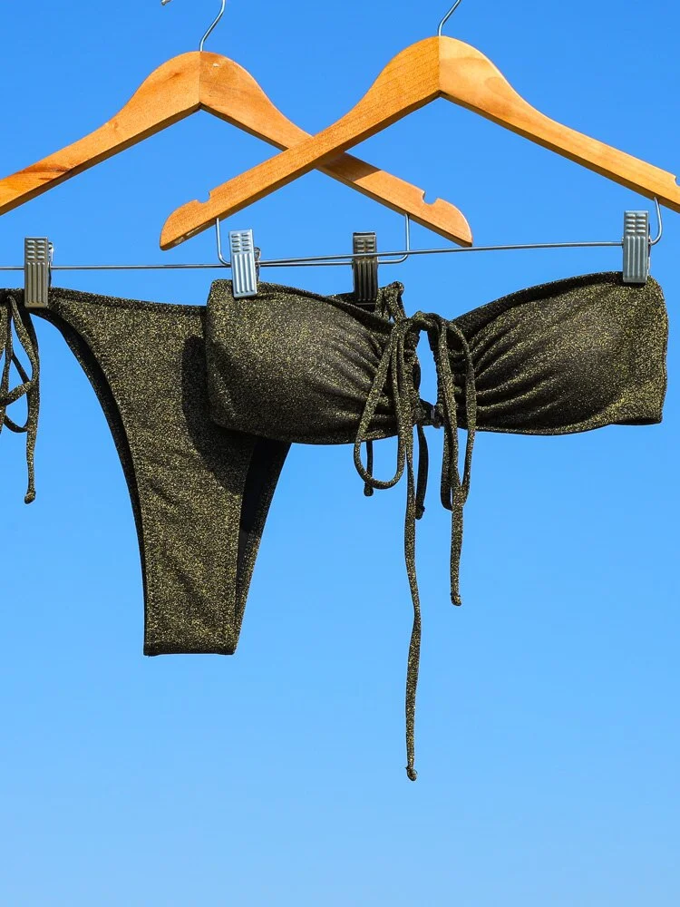 Miyouj High Cut Bikinis Sexy Woman Stretchy Swimsuit Women 2022 Swimwear Shiny Beachwear Thong Bathing Suit Push Up Bikini Sets