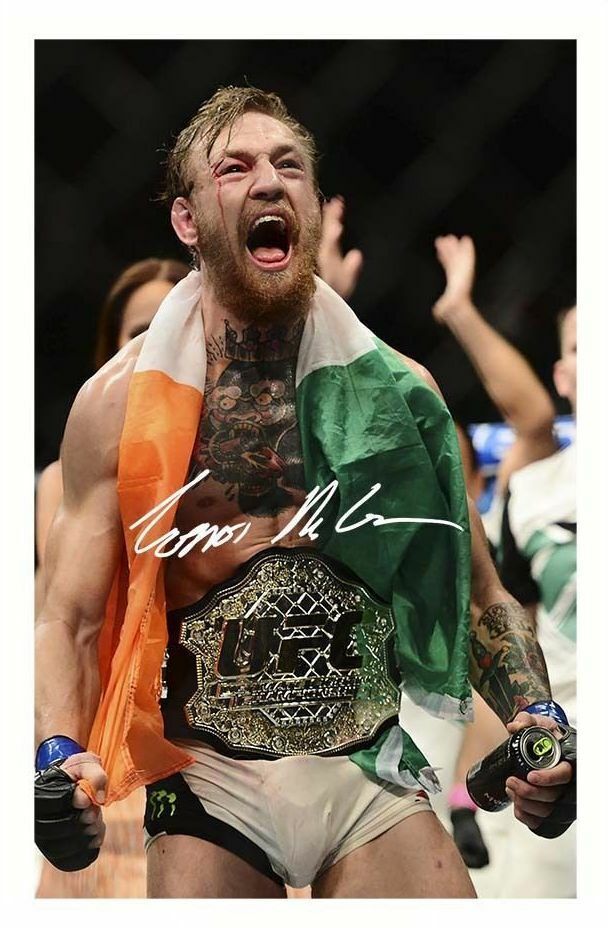 CONOR MCGREGOR AUTOGRAPH SIGNED Photo Poster painting POSTER PRINT