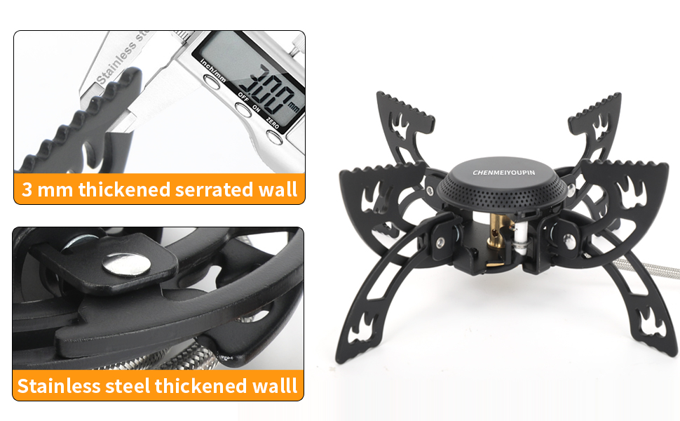 Thickened zigzag shape furnace wall bracket