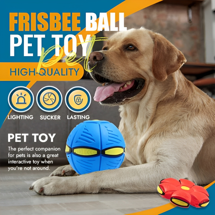 Lumatic Pawsome Flying Saucer Ball