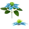 8Pcs 3D Blue Artificial Flowers DIY Desktop Diamond Art Kit