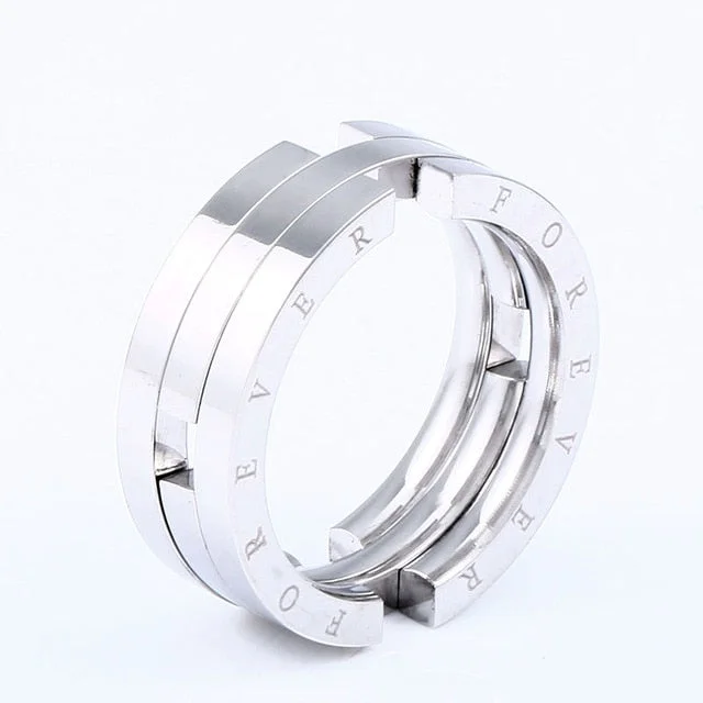 Buzzdaisy Deformation Ring Necklace Forever Promise Rings